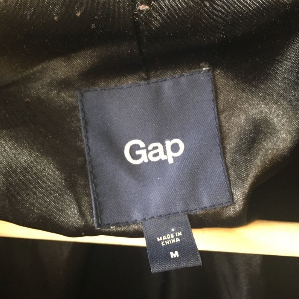 Gap Gray Stripes Multicolor Button Down Jacket - image 3